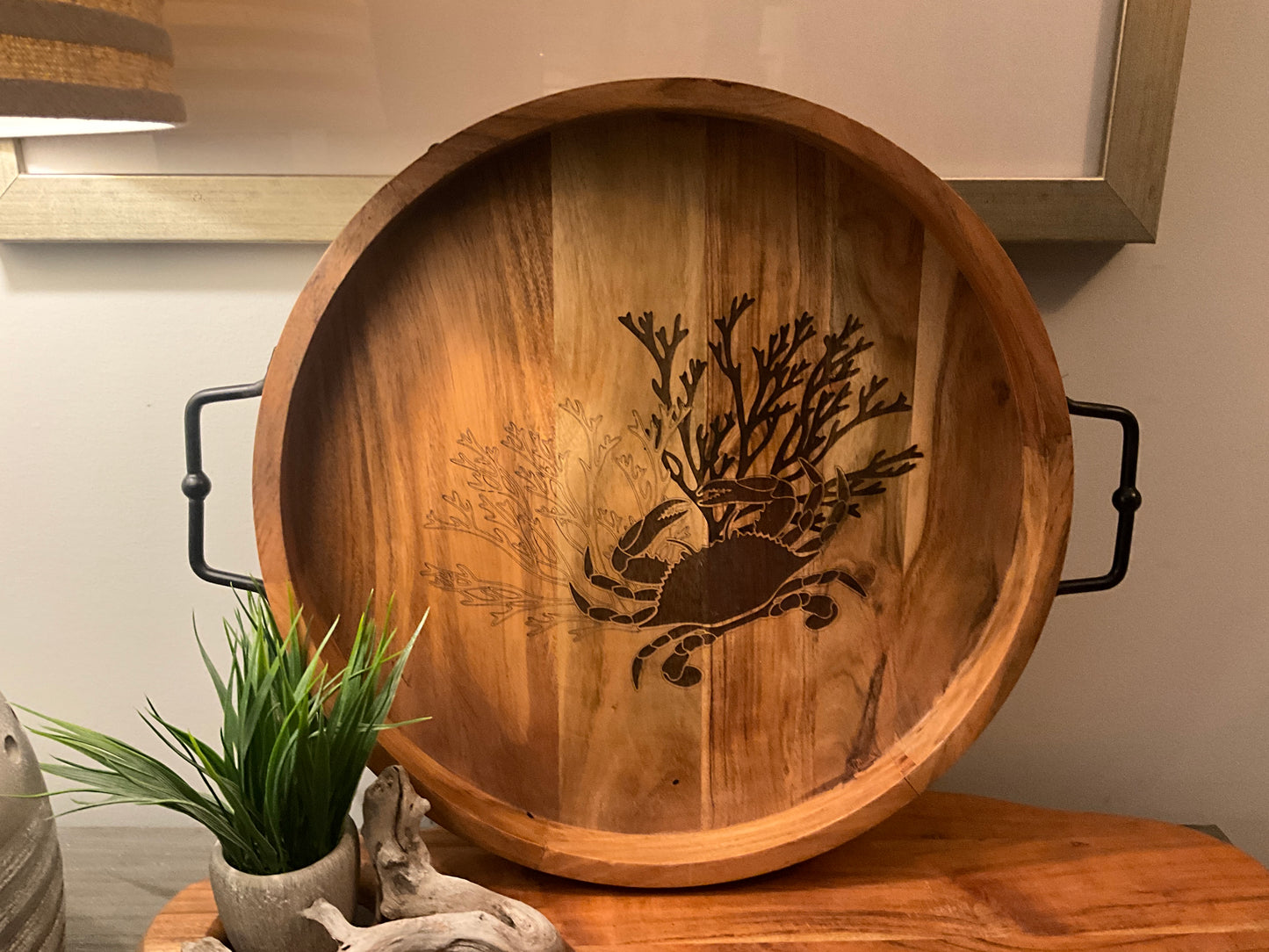 Crab and coral tray( no words)