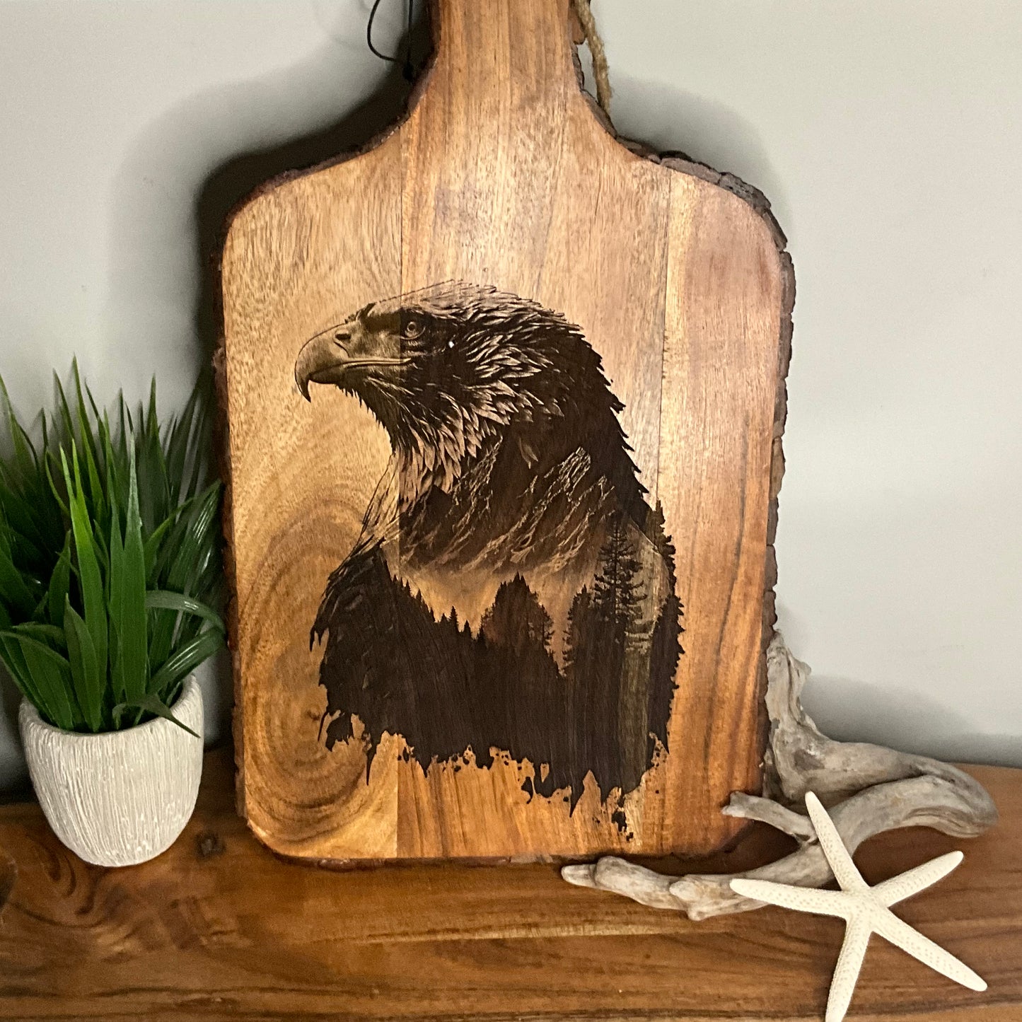 Bald Eagle - full engrave