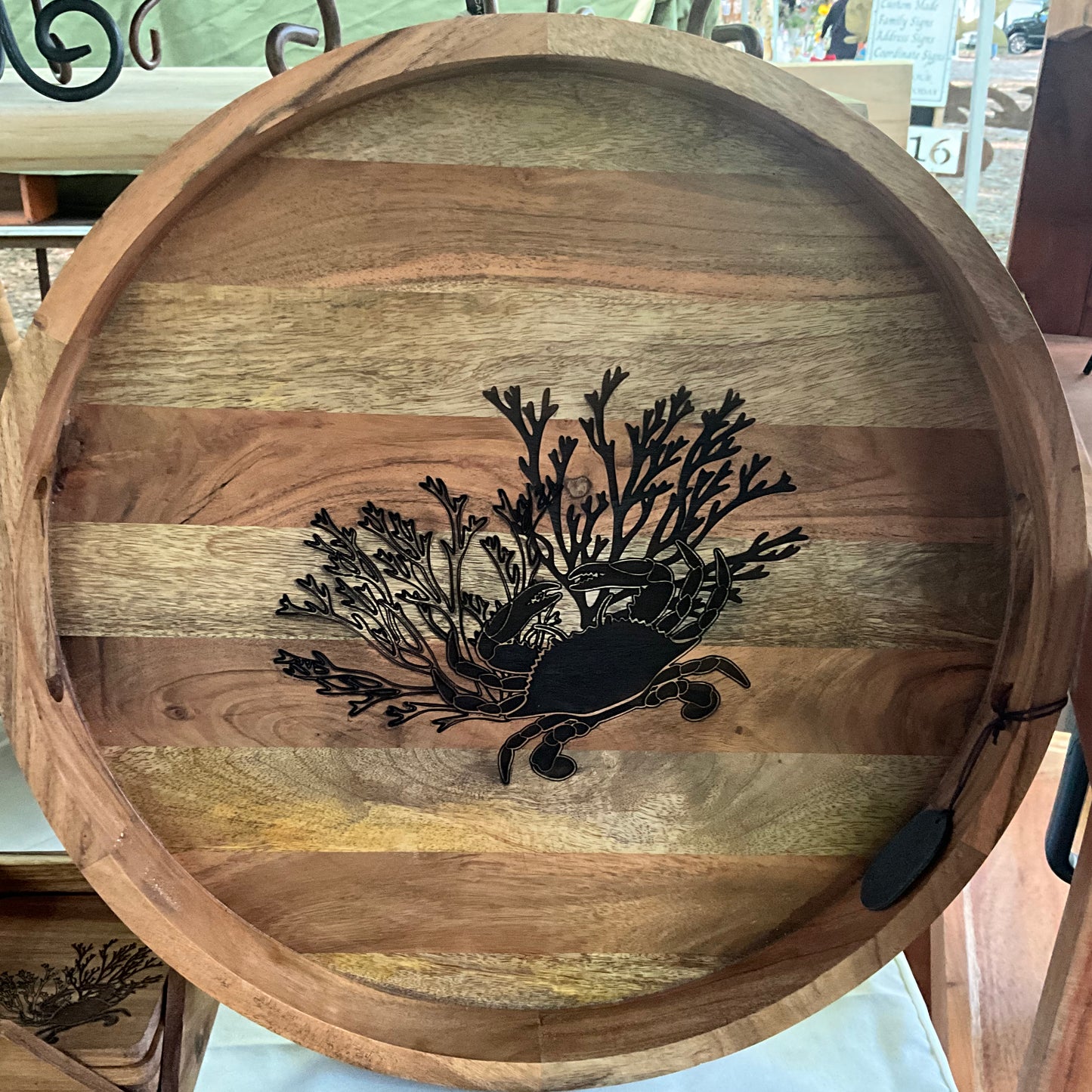 Crab and coral tray( no words)