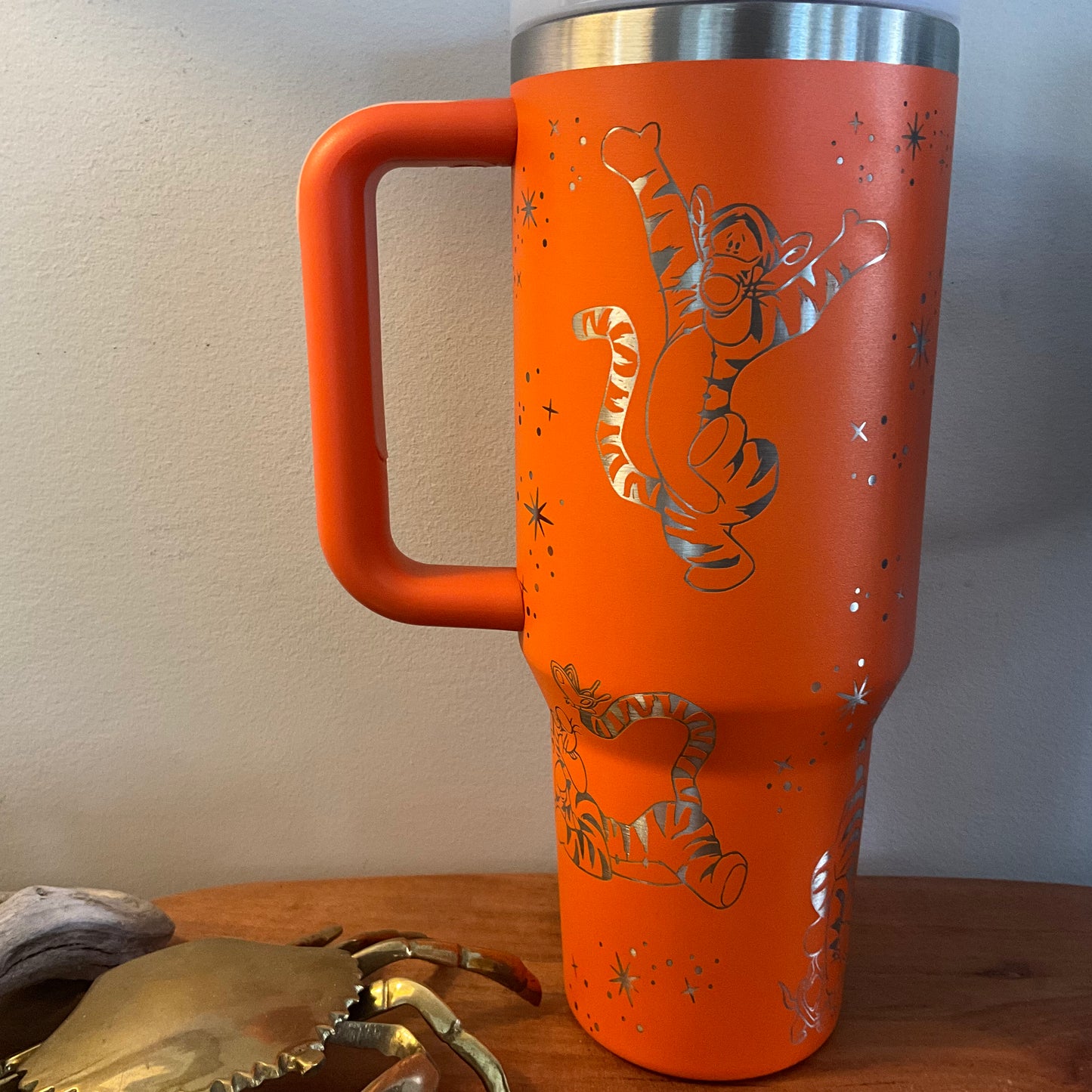 Pooh and friends 40 oz with handle
