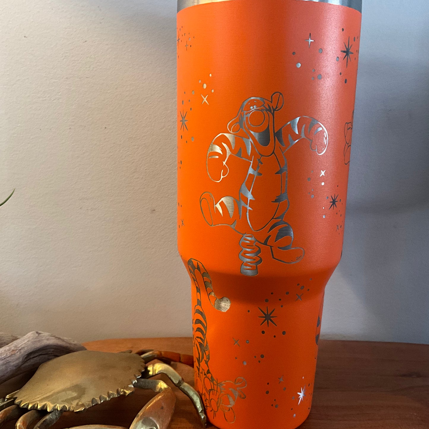 Pooh and friends 40 oz with handle