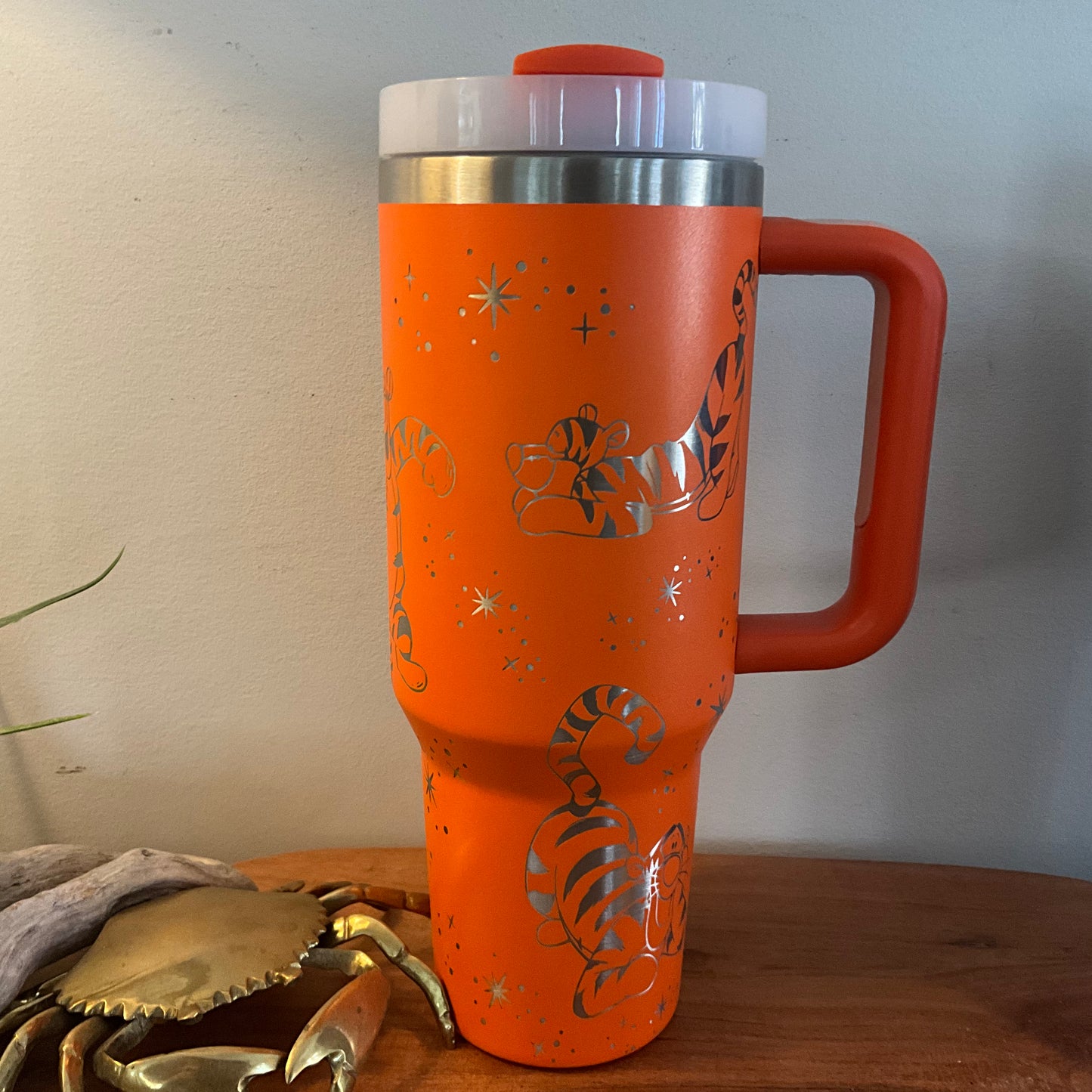 Pooh and friends 40 oz with handle