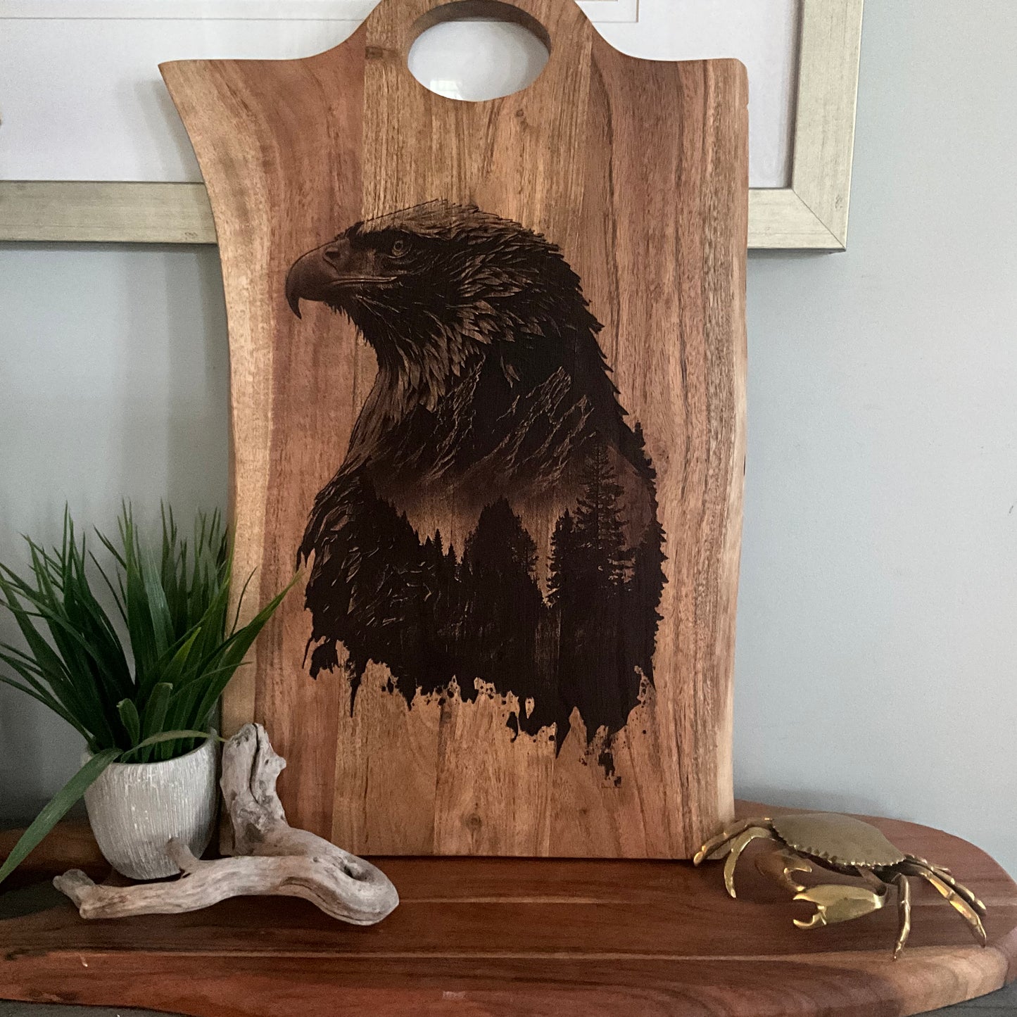 Bald Eagle - full engrave