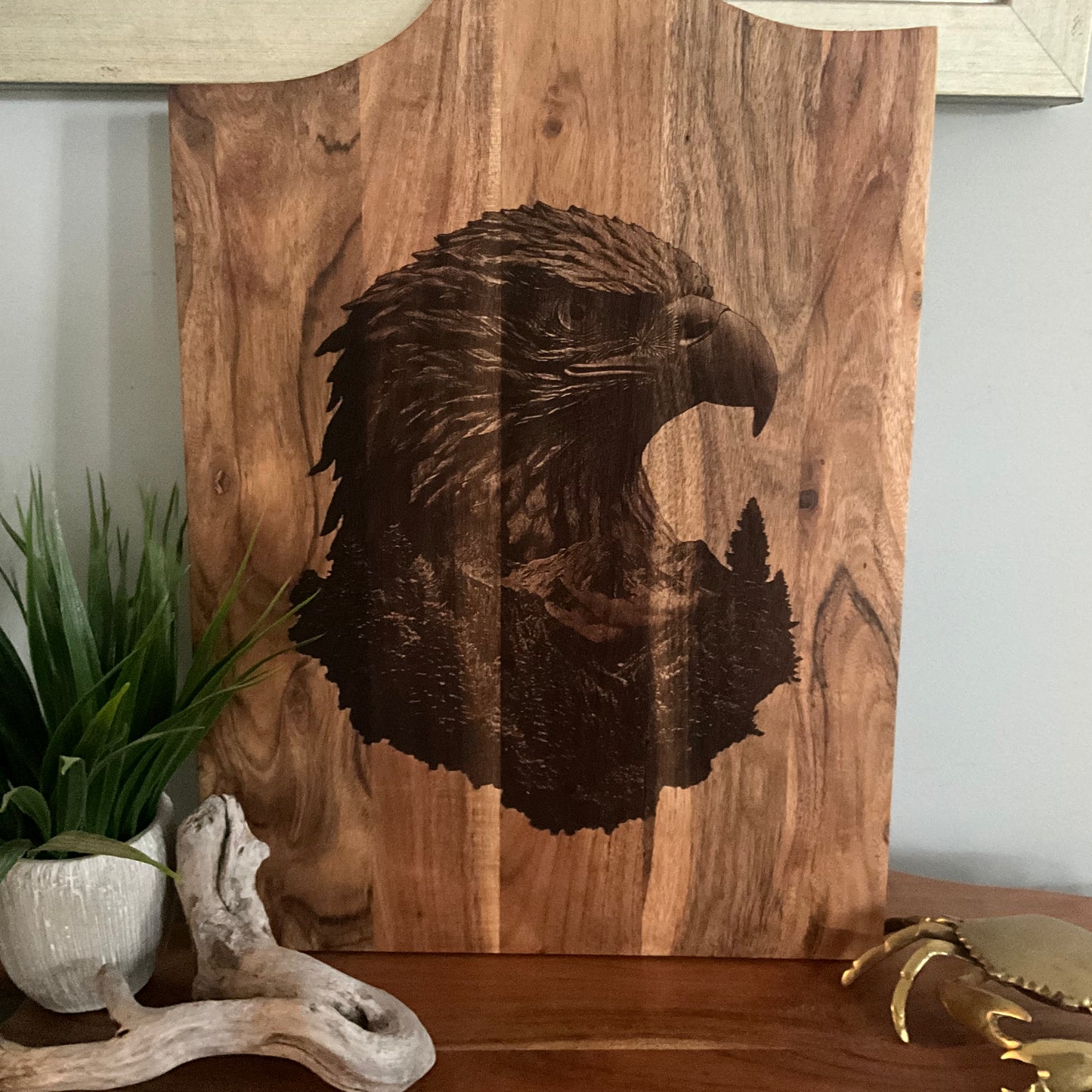 Bald Eagle - full engrave