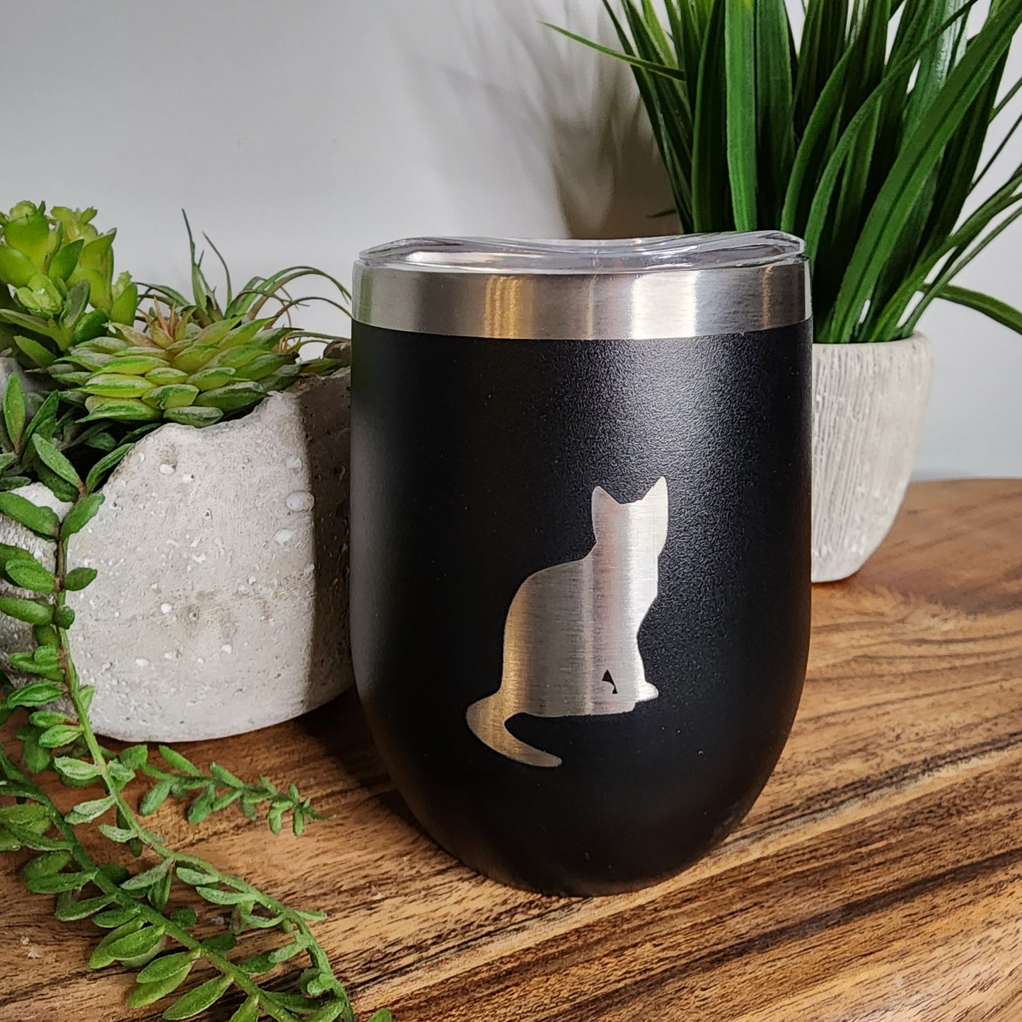 Halloween stemless wine glasses