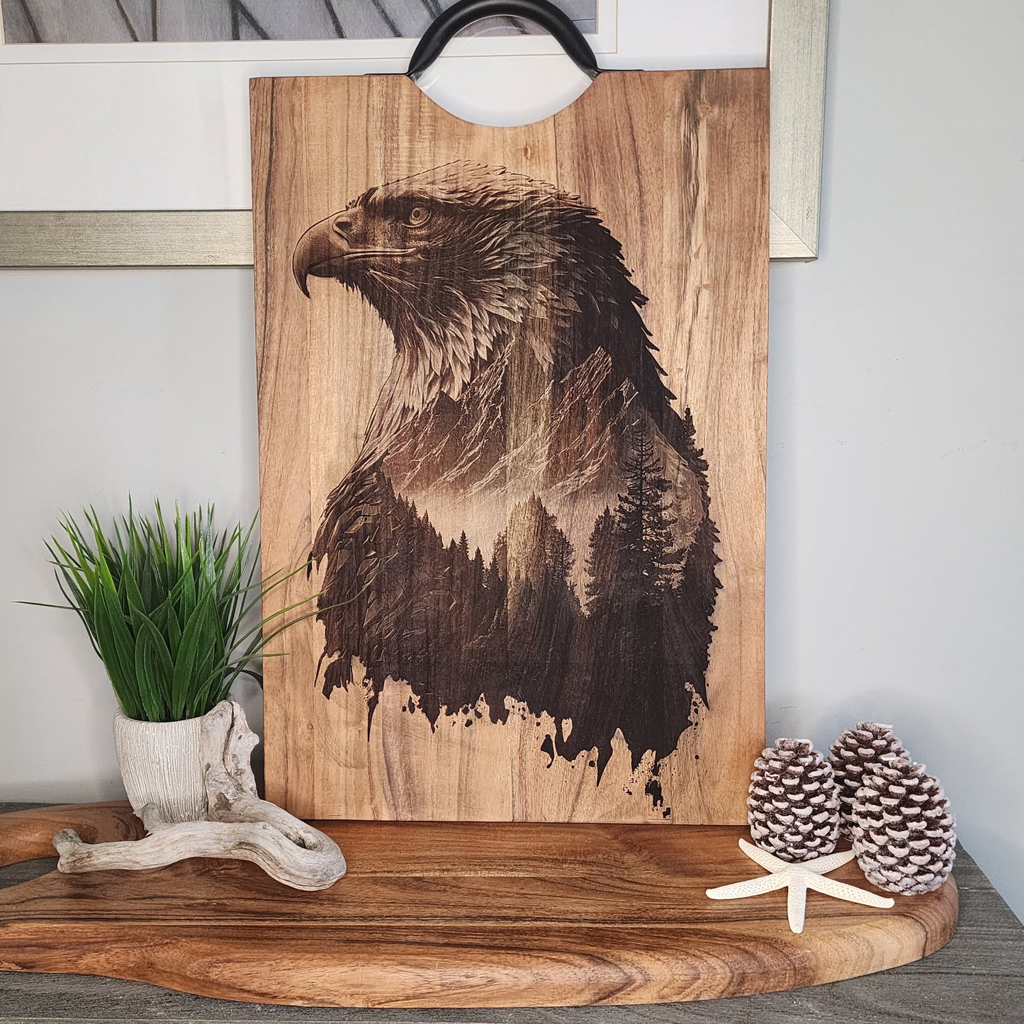 Bald Eagle - full engrave