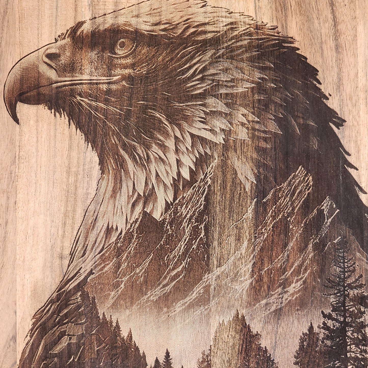 Bald Eagle - full engrave