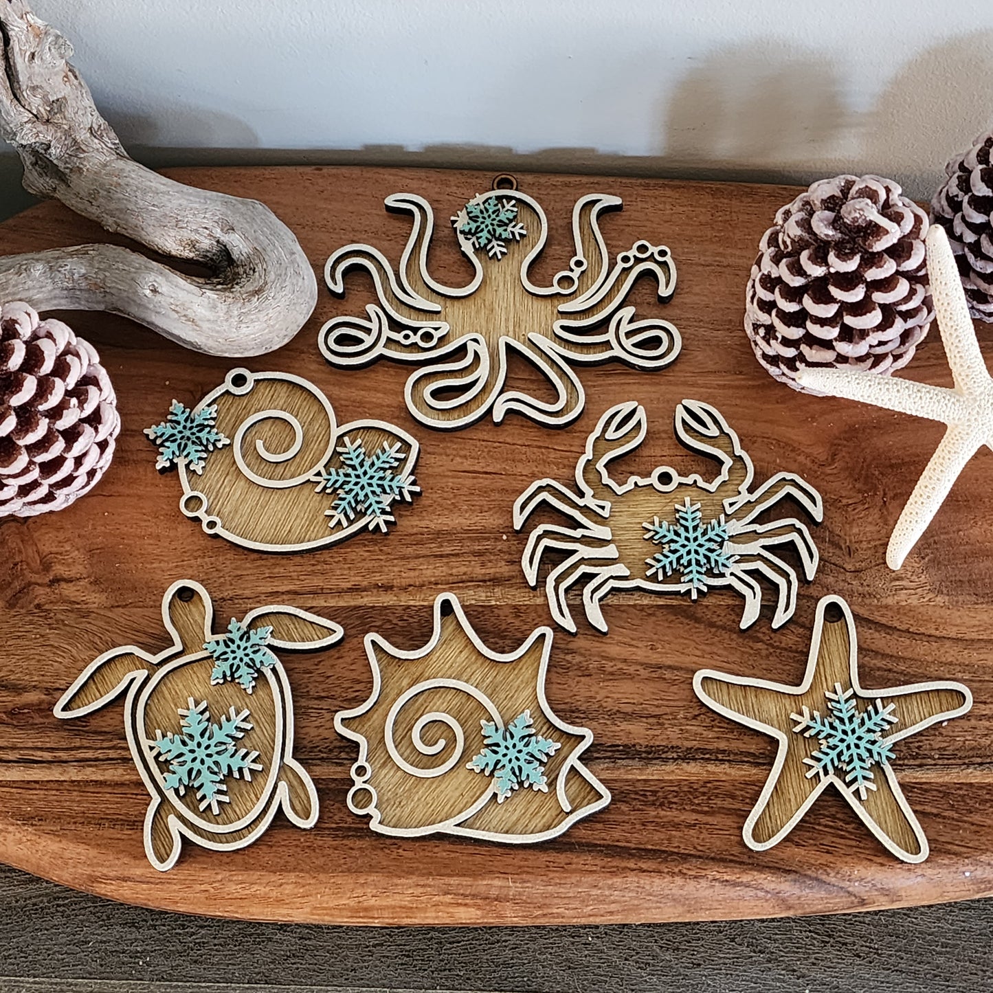 Sea Creatures Ornaments