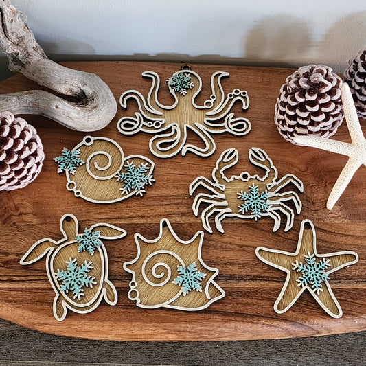 Sea Creatures Ornaments