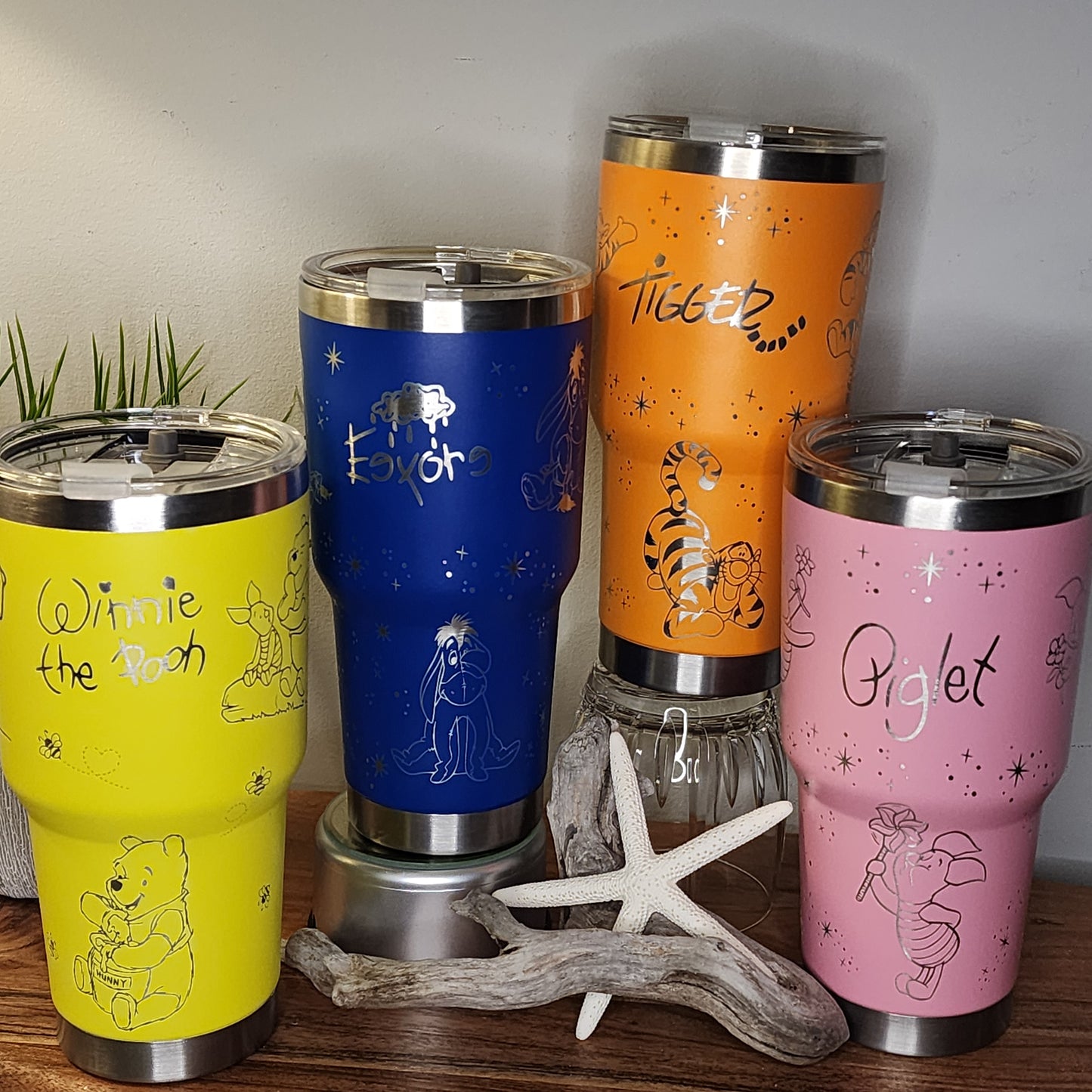 Pooh and friends - 30 oz tumbler no handle