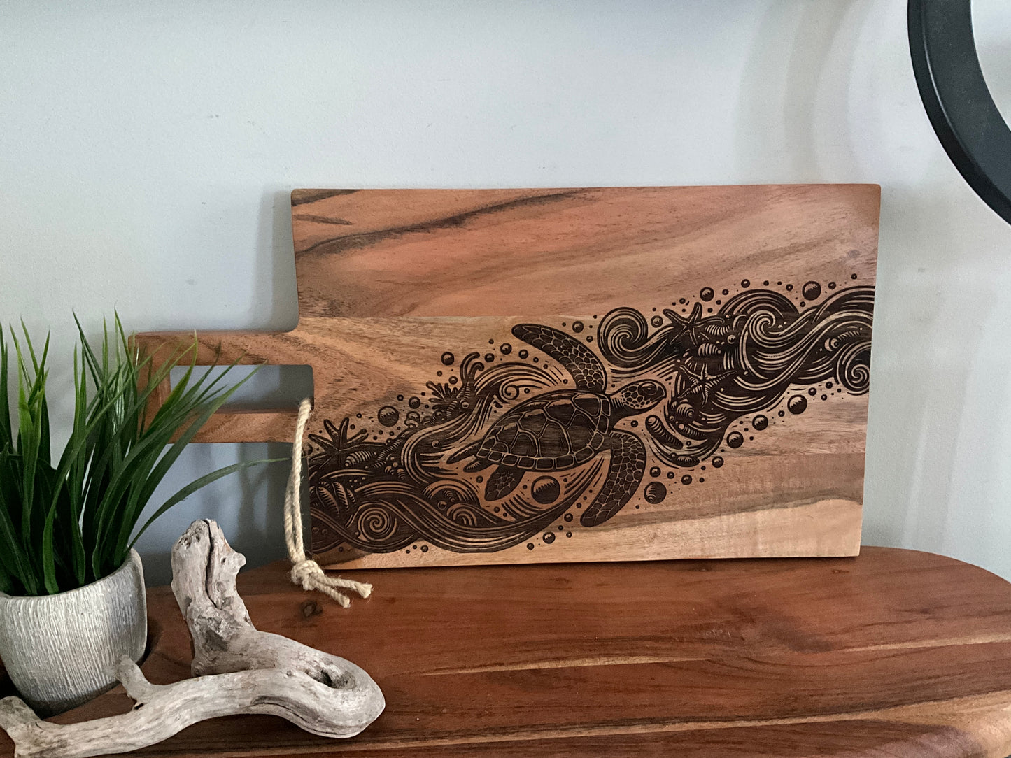 Turtle in Wave