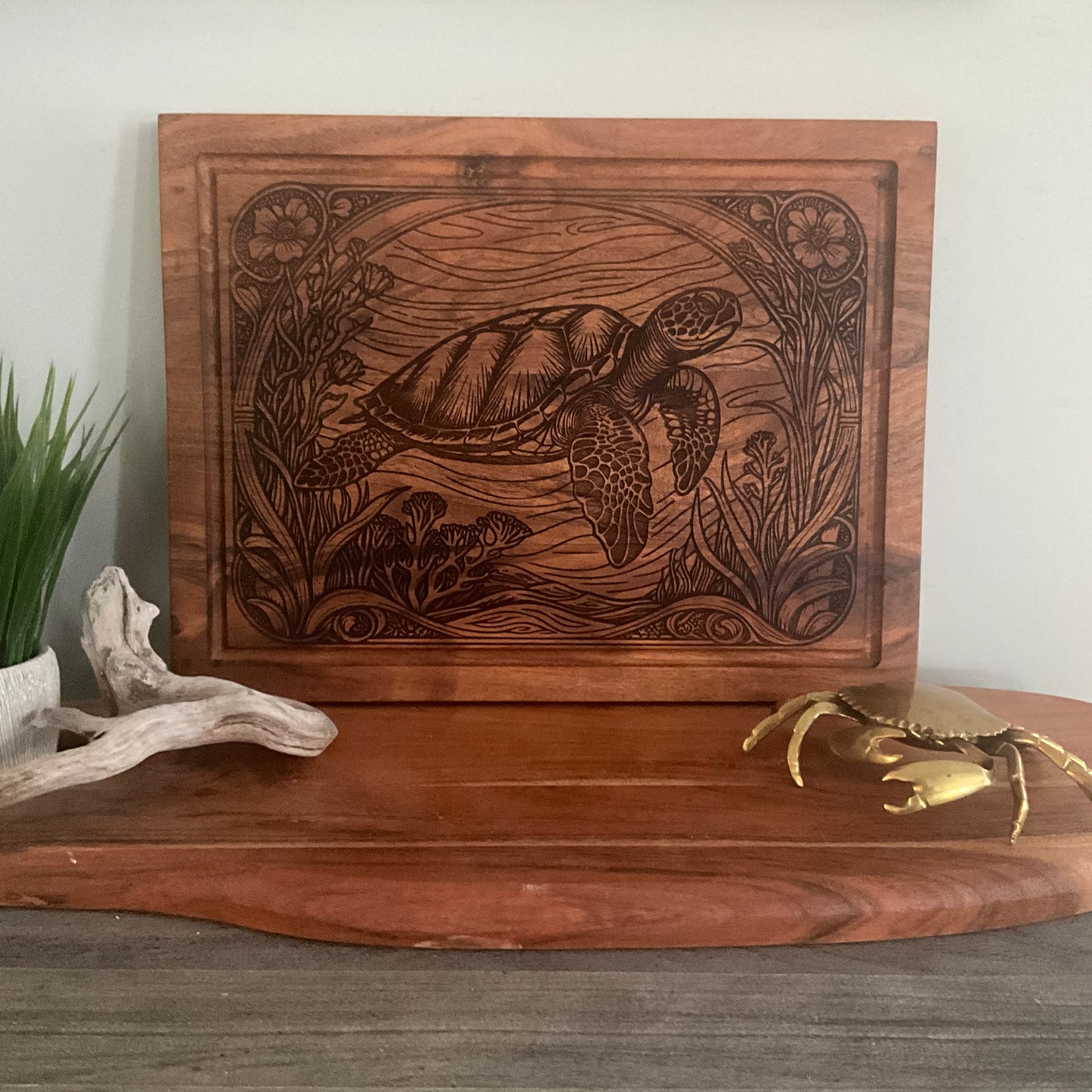 Turtle, full engrave