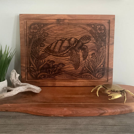 Turtle, full engrave