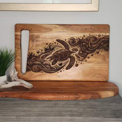 Turtle in Wave