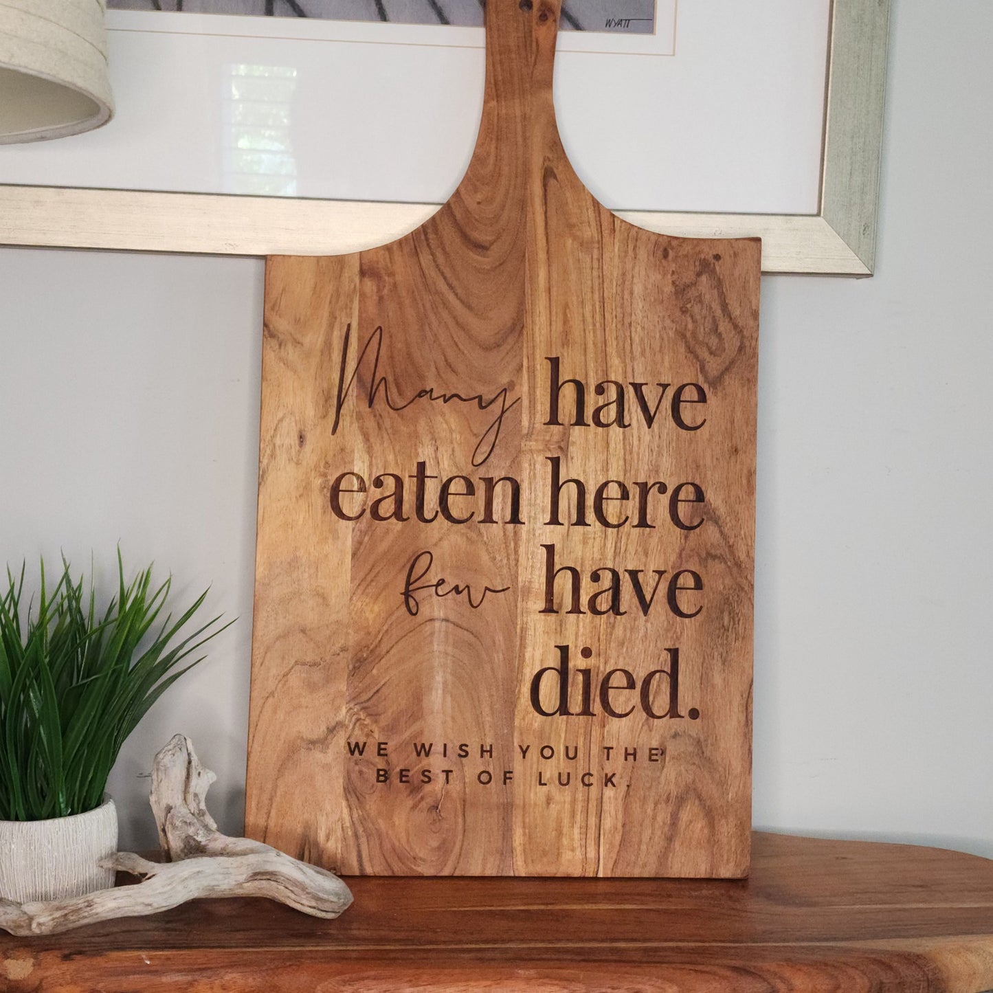 Many have eaten, few have died