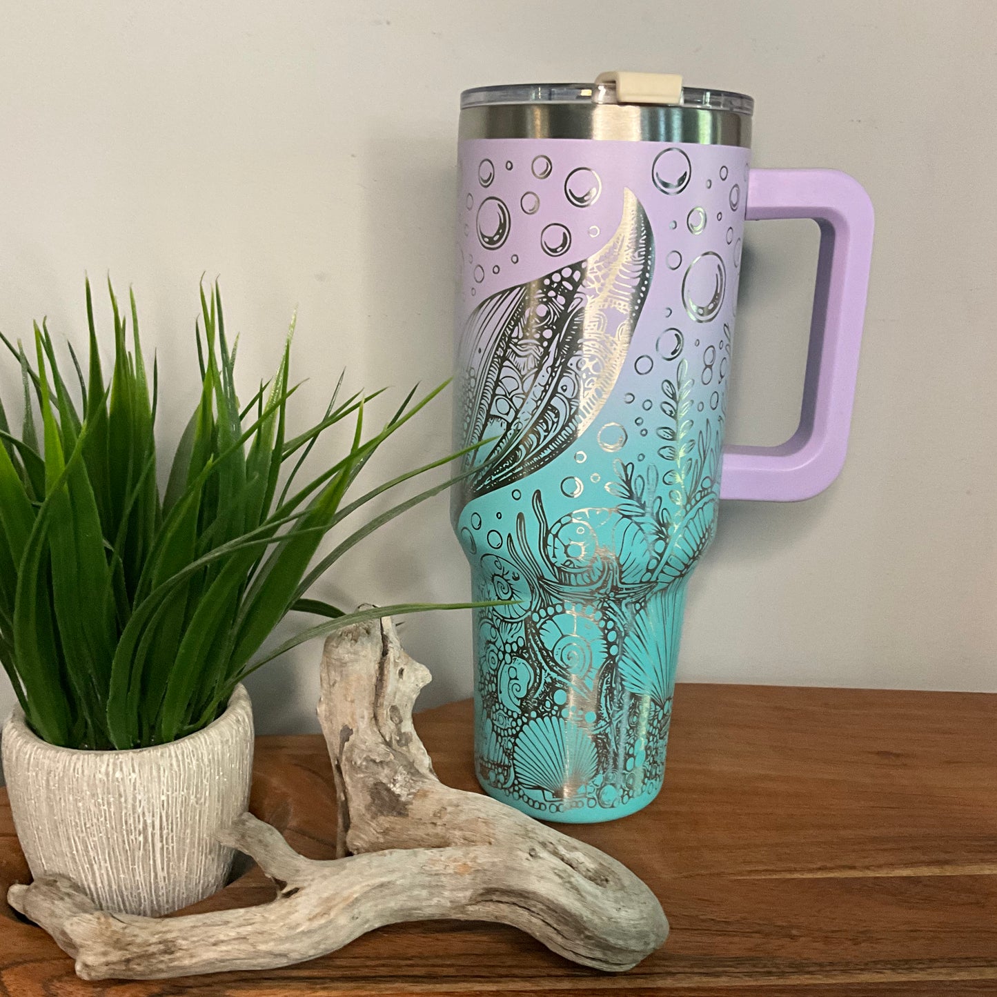 Mermaid tail and shells