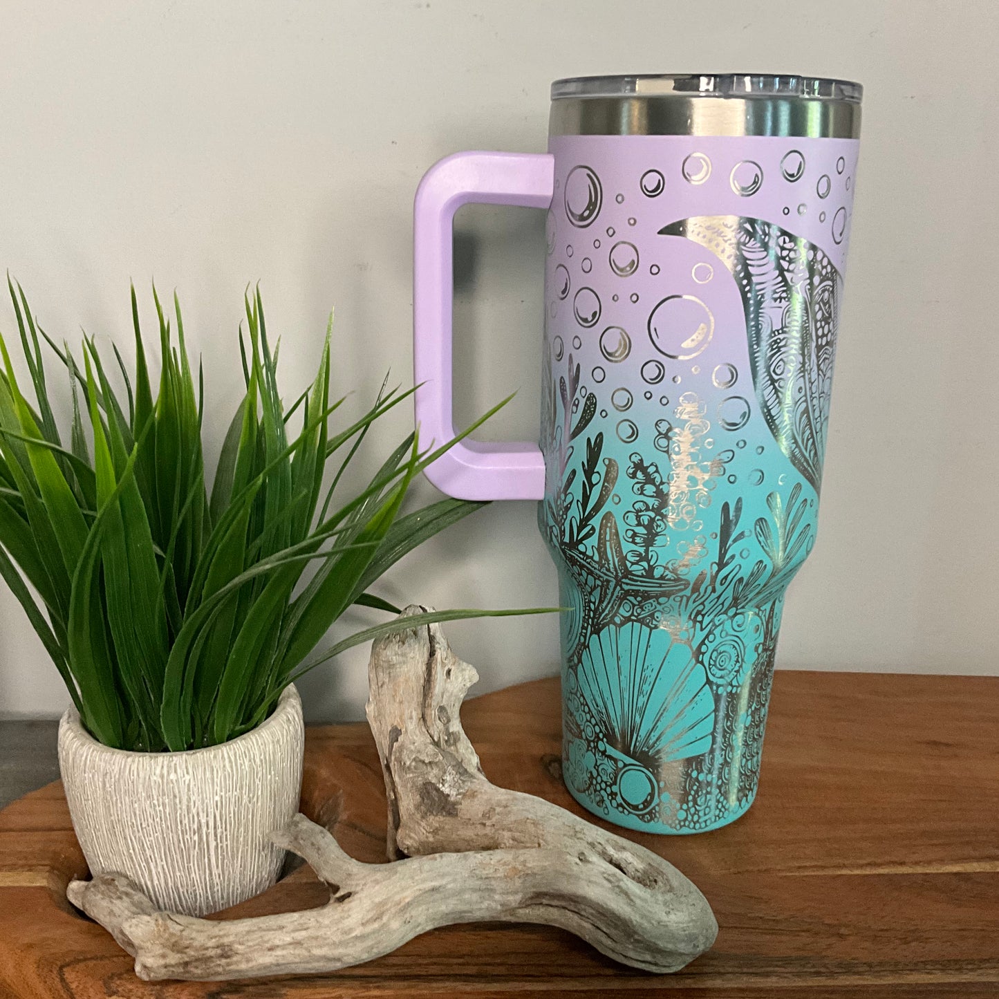 Mermaid tail and shells