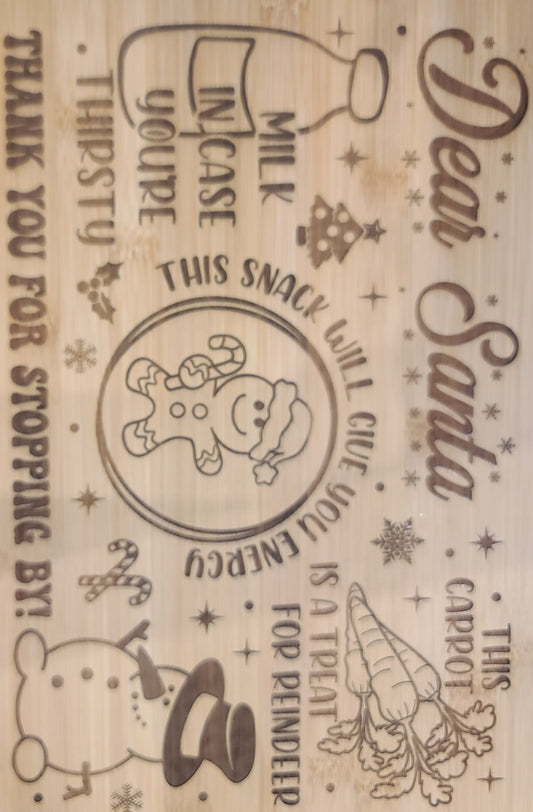 Dear Santa - Cookie Tray